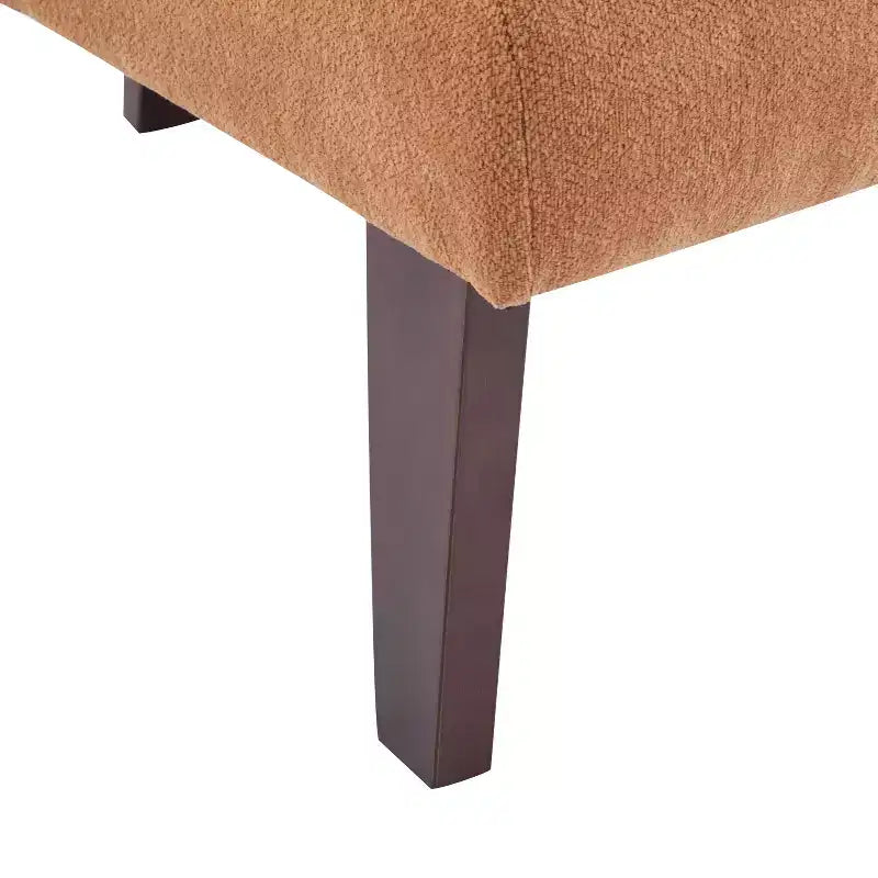 Modern Accent Chair with Round Back and Wooden Legs, Mid-Century Design, for Various Spaces
