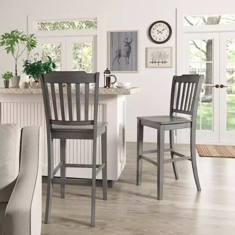 Spadina Spindle Back Counter and Bar Stools - Set of 2 - iNSPIRE Q