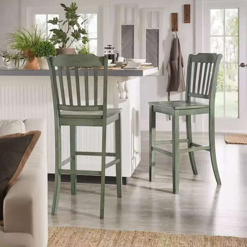 Spadina Spindle Back Counter and Bar Stools - Set of 2 - iNSPIRE Q