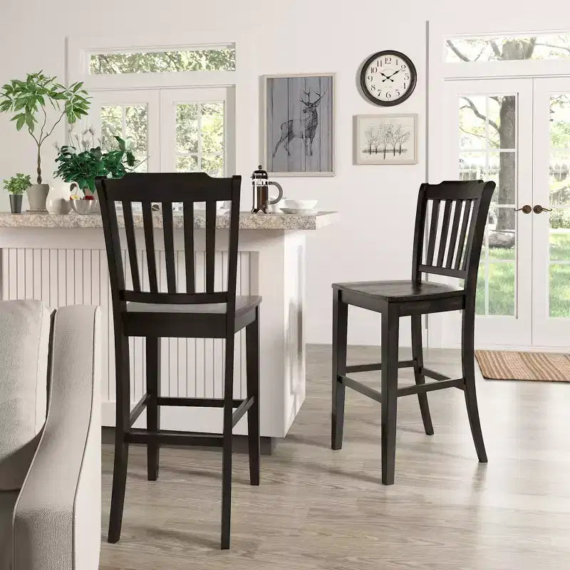 Spadina Spindle Back Counter and Bar Stools - Set of 2 - iNSPIRE Q