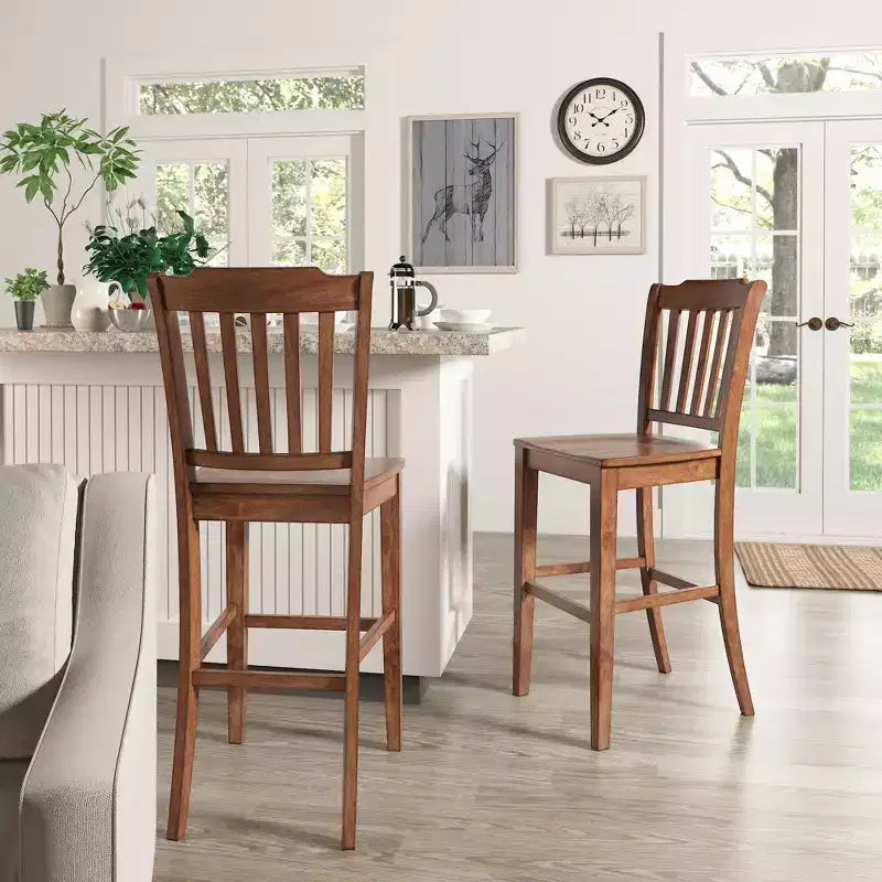 Spadina Spindle Back Counter and Bar Stools - Set of 2 - iNSPIRE Q