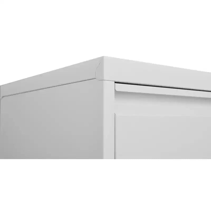 4 Drawer Vertical File Cabinet with Lock, Black Metal Filing Cabinet with Drawers for Home Office, Lockable Storage Cabinet