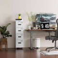 Heavy Duty Steel File Cabinet with 4 Lockable Drawers C Vertical OrganizerSpace-Saving Secure Storage for Home Office School