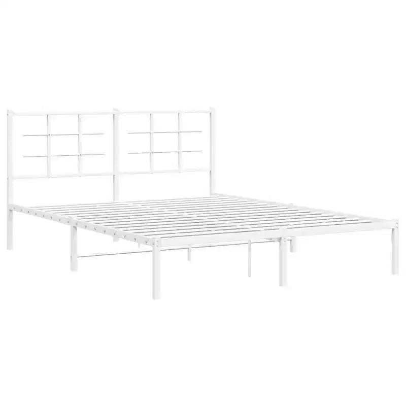 vidaXL Bed Frame Powder-coated steel Double Bed Frame