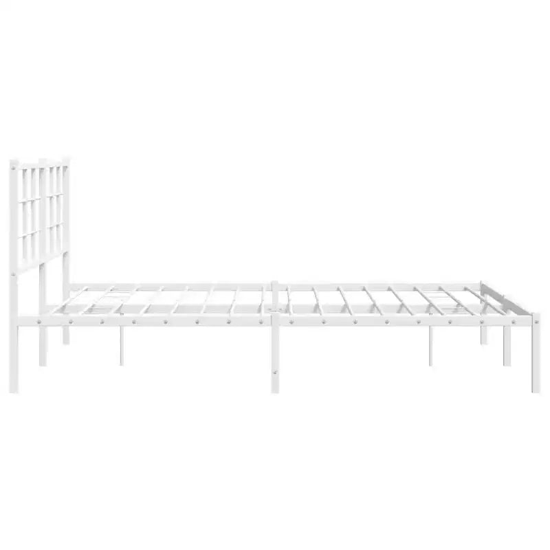 vidaXL Bed Frame Powder-coated steel Double Bed Frame