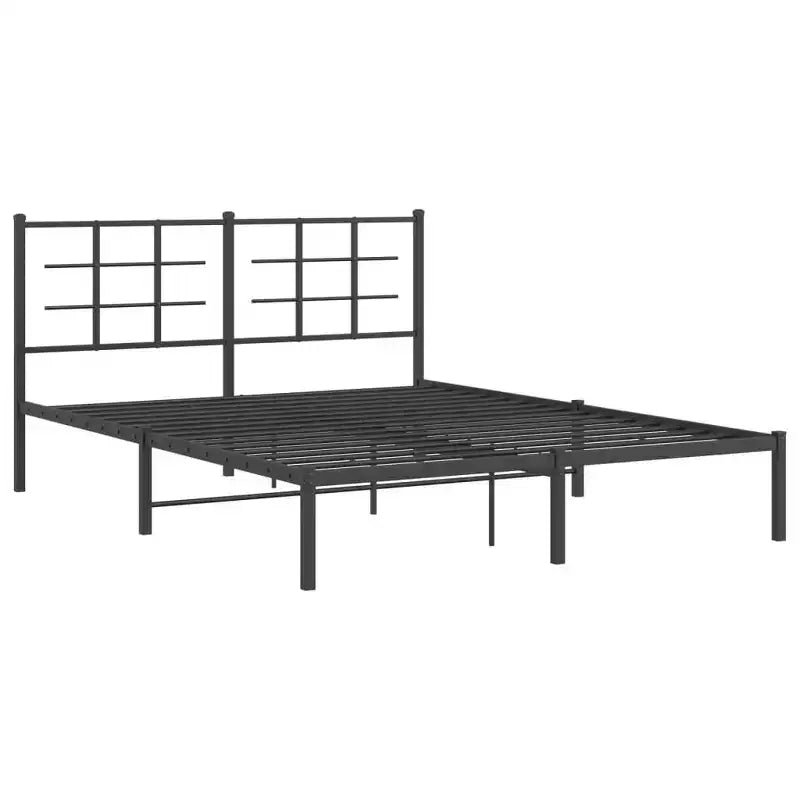 vidaXL Bed Frame Powder-coated steel Double Bed Frame