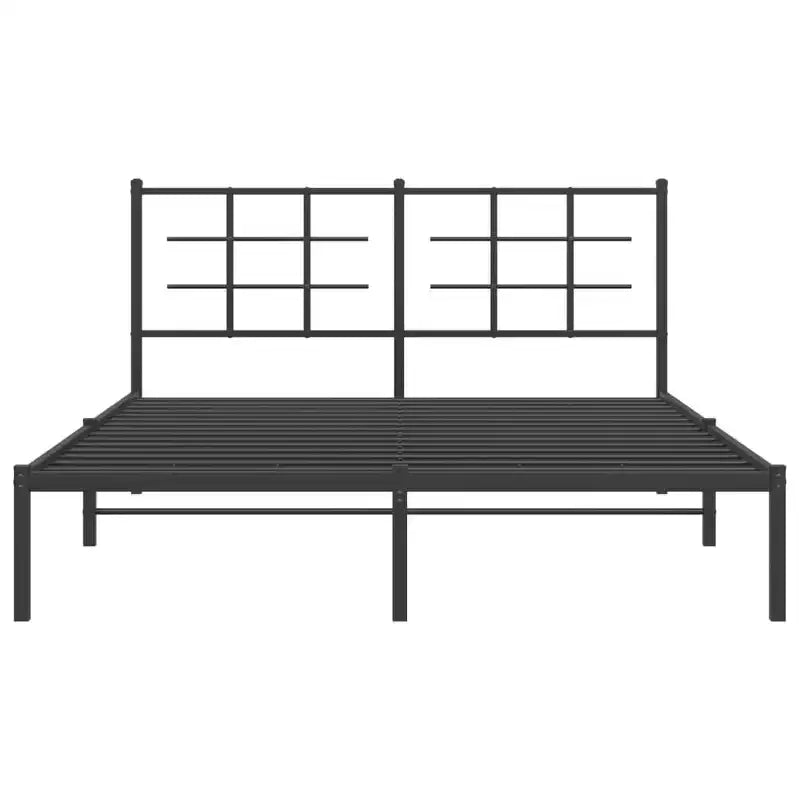 vidaXL Bed Frame Powder-coated steel Double Bed Frame