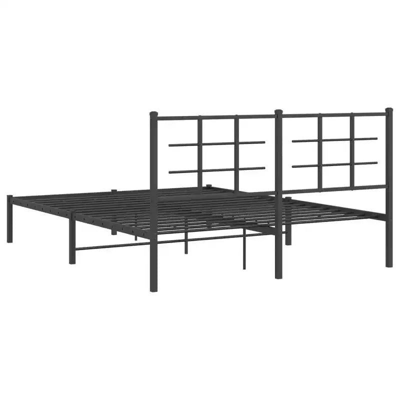 vidaXL Bed Frame Powder-coated steel Double Bed Frame