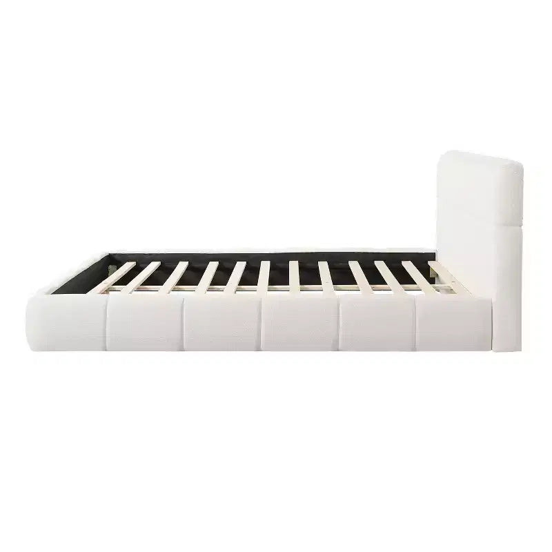 Christopher Knight Home Valentina Modern Boucle Upholstered Platform Bed with Headboard