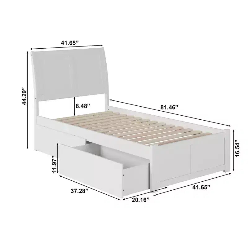 HomeStock Freestanding Headboards with Bed Frame