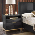 Alizee 26 Tall 2 - Drawer Nightstand - Black - iNSPIRE Q