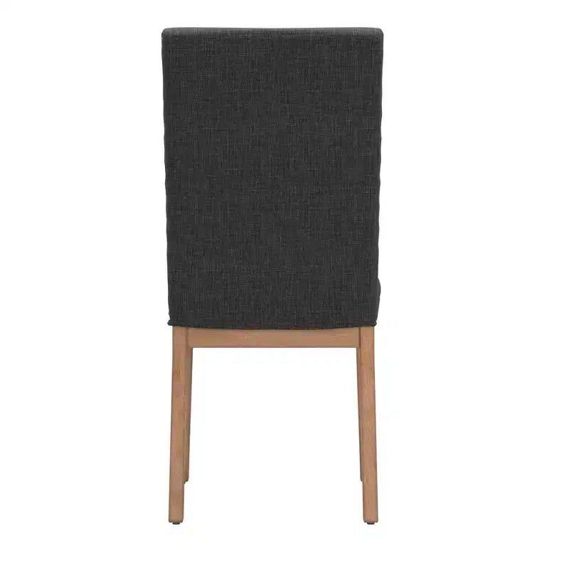 Amiford Nailhead Accent Parson Linen Dining Chairs (Set of 2) - iNSPIREQ