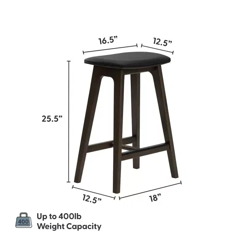 Beryl Upholstered Counter Height Stool (24in)