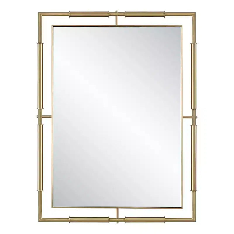Uttermost It's All Connected Brass 30 x 40 Rectangular Wall Mirror