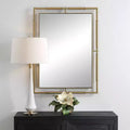 Uttermost It's All Connected Brass 30 x 40 Rectangular Wall Mirror