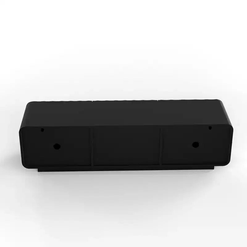 GDFStudio Deidre 58-Inch Modern TV Stand with Spiral Wave Design and Storage