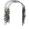 Large Garden Arch Trellis for Climbing Plants, Sturdy PP Garden Arbor, Outdoor Plant Support for Roses, Vines, Wedding & Garden Decoration