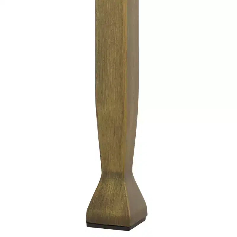 Jaymes Round End Table - Antique Brass - SEI