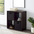 Meuble de rangement quatre cubes - 30 - Brun expresso