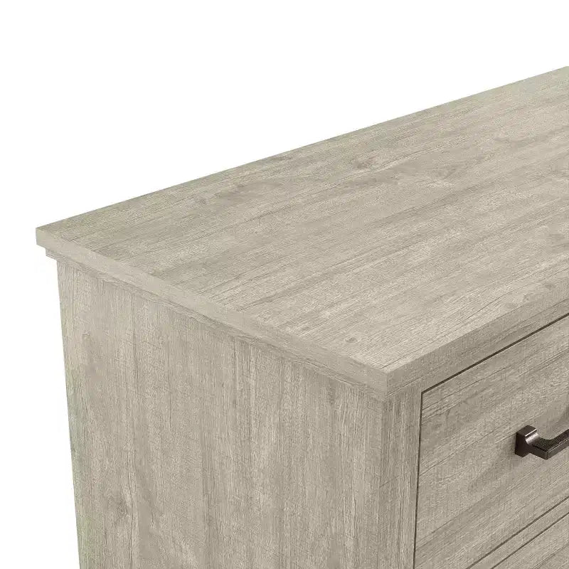 32'' Nightstand Beige - Accent Furniture: Modern Bedside Table with 3 Drawers & Metal Legs