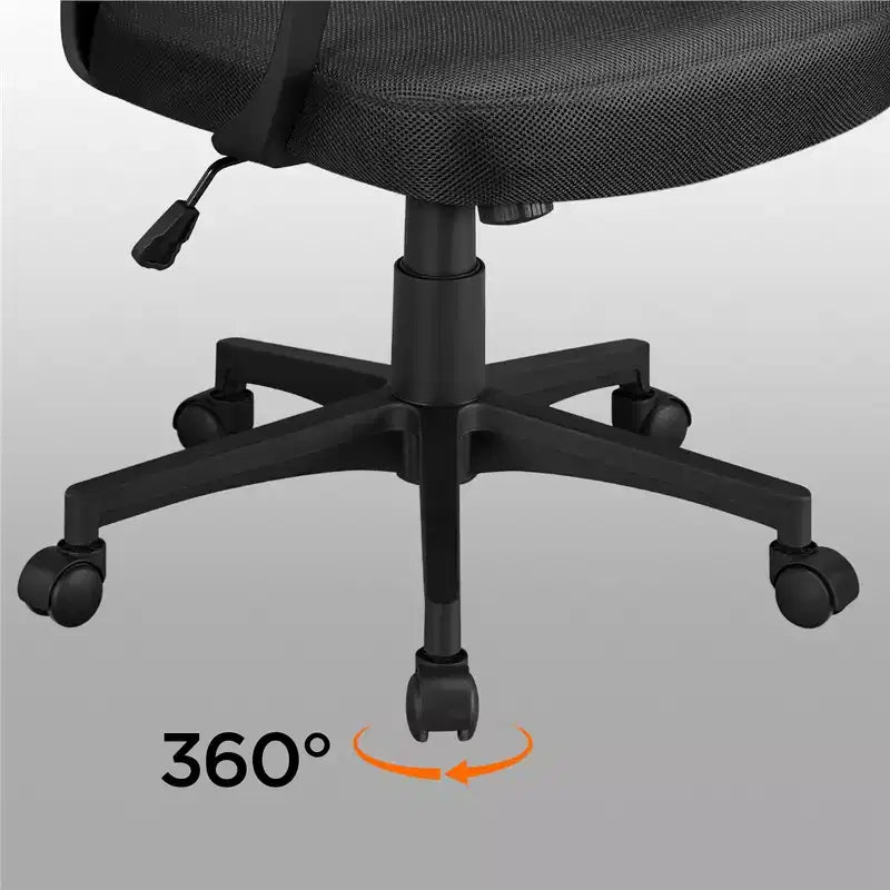 Yaheetech Office Desk Chair Computer Task Chair with Lumbar Support and Armrest