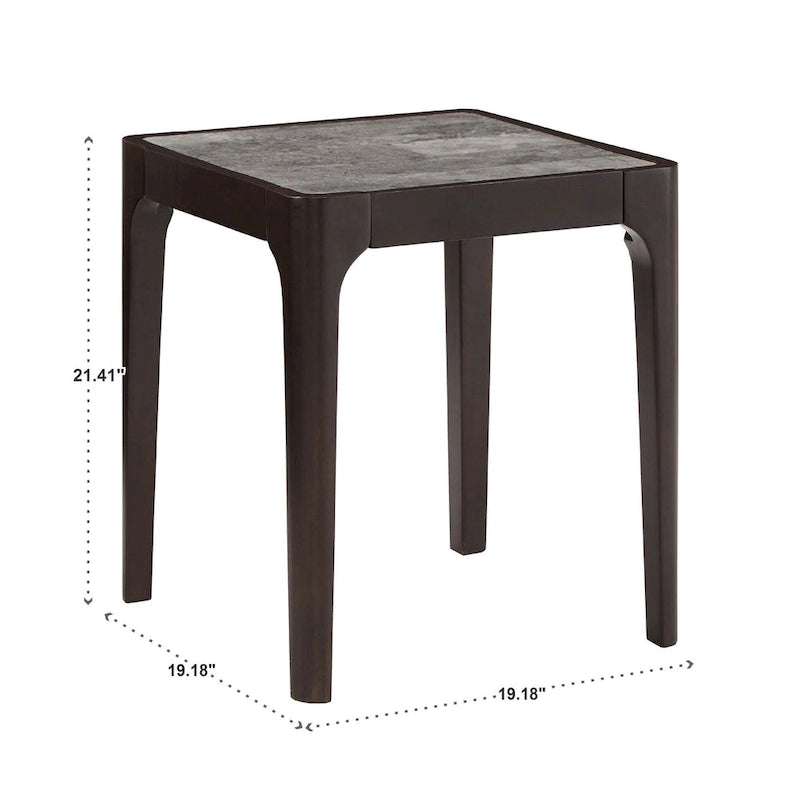 Table à plateau imitation marbre