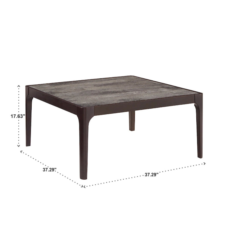 Table à plateau imitation marbre