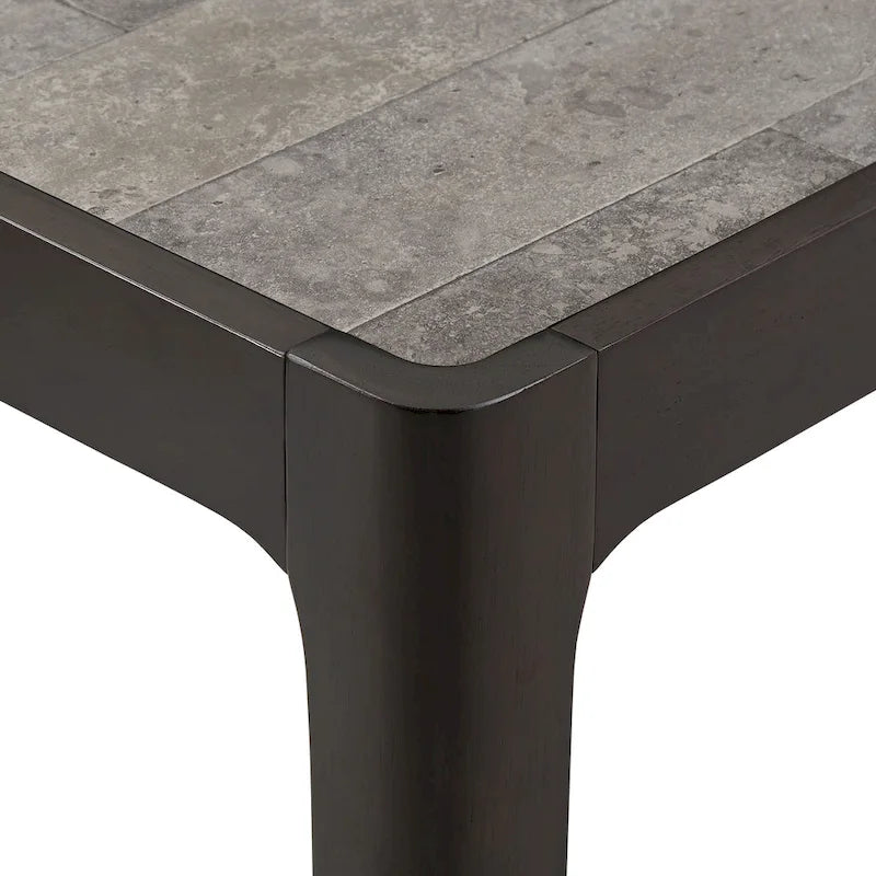 Table à plateau imitation marbre