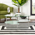 Table basse moderne en verre dépoli 38
