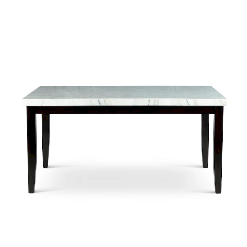 Table à manger en marbre blanc