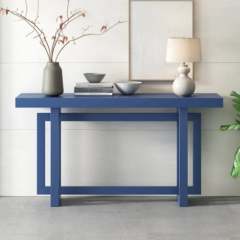 Console en bois et béton de style industriel