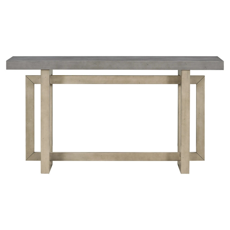 Console en bois et béton de style industriel