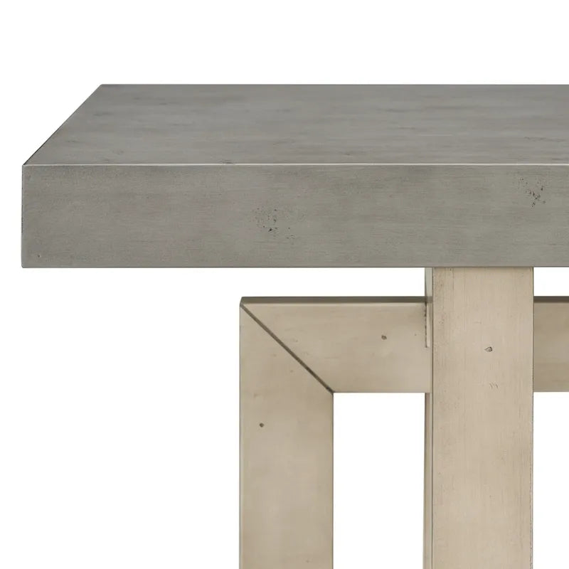 Console en bois et béton de style industriel