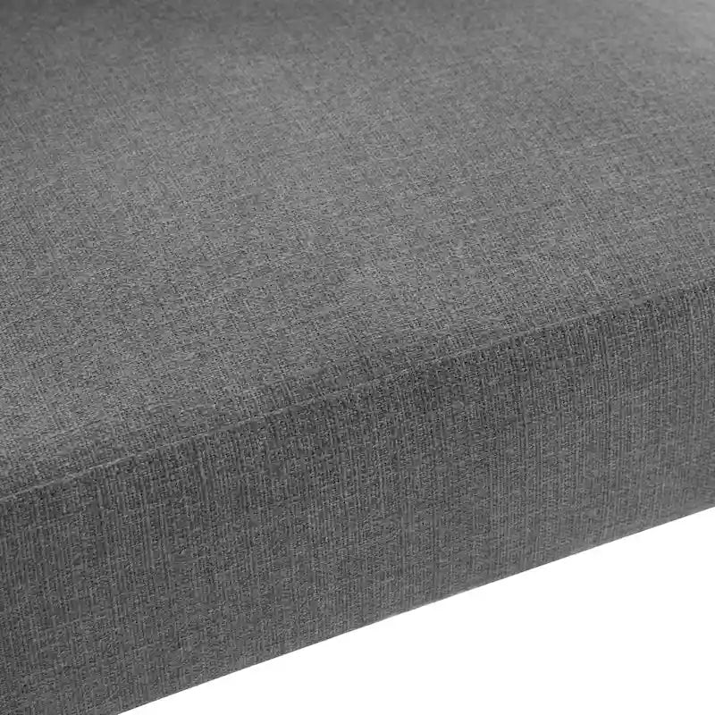 Fauteuil d'appoint style Mid-Century moderne, revêtement gris/bleu/blanc, pour salon, chambre