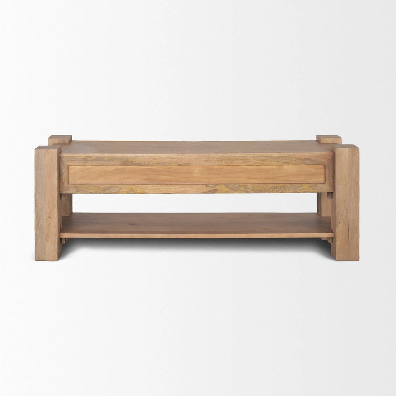 Meuble TV en bois brun clair