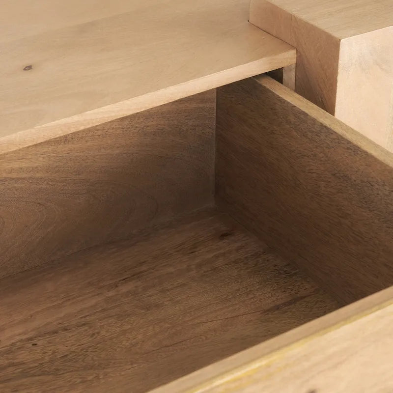 Meuble TV en bois brun clair