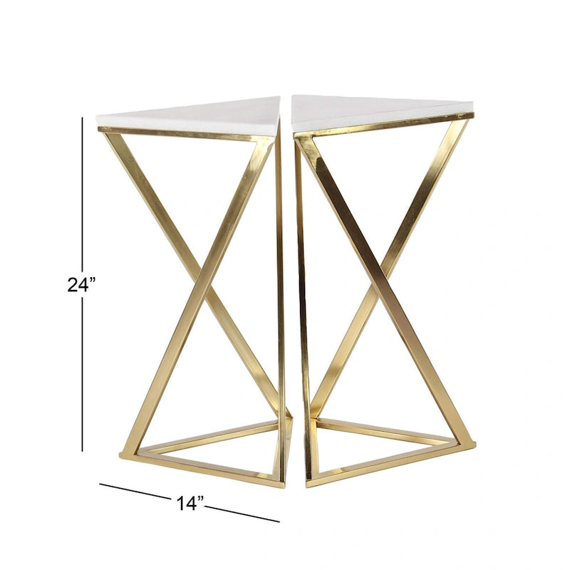 Table d'appoint en métal